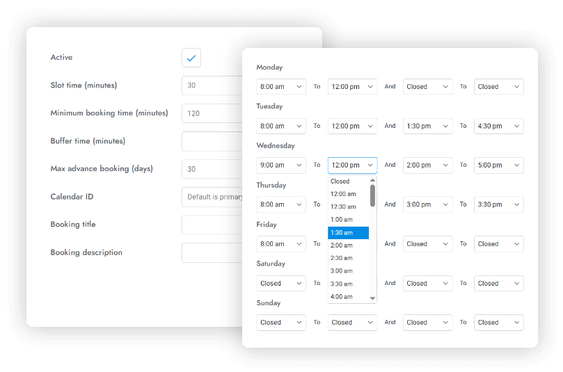 Google Calendar Rezervasyon Onayı